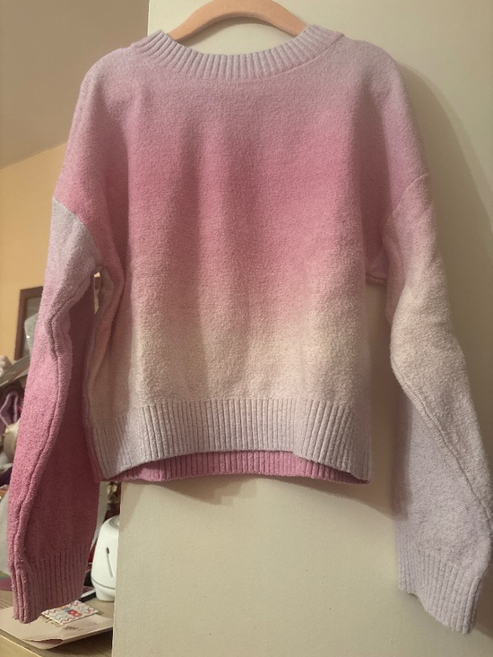 Old Navy Other - Old Navy purple pink ombre sweater size 6-7